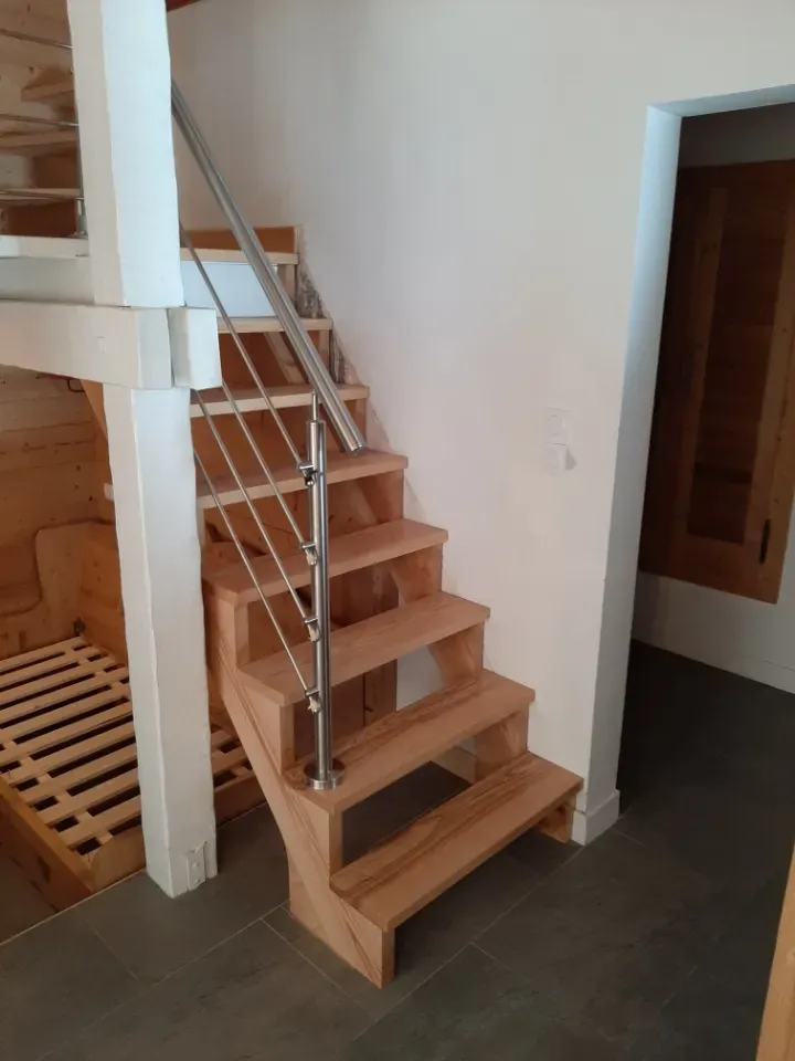 Fabrication et pose d'escaliers à Saint-Jean-de-Sixt